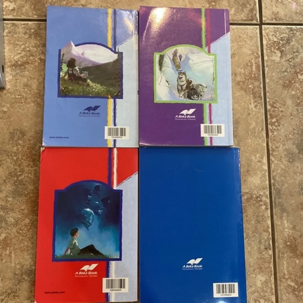 Grade 4 A Beka Readers Level Four Set of 4 Homeschool Books